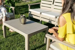 Veranda & Terrasse|Loungesett-Vomira Loungegruppe utendørs Desert Beige