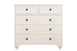 Kommode|Entrekommode-Vornrel Kommode 90 cm Matt hvit