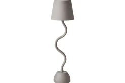 Nattbordslampe|Bordlampe-Vougali LED Bordlampe 39 cm Beige