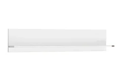 Vegghylle-Wall Shelf høyglans Hvit