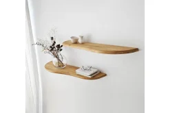 Vegghylle-Wavy Vegghylle 100 cm Eik
