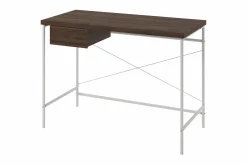 Novogratz Webster Skrivebord 107 cm med Oppbevaringsskuff Valnøtts
