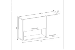 Weisenfluh Skap 90 cm