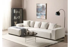Hjørnesofa-Westerfeld Hjørnesofa 4-seter Hvit