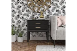 CosmoLiving Avlastningsbord-Westerleigh Avlastningsbord 60 cm Svart/Gull Svart,Gull