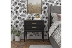 CosmoLiving Avlastningsbord-Westerleigh Avlastningsbord 60 cm Svart/Gull Svart,Gull