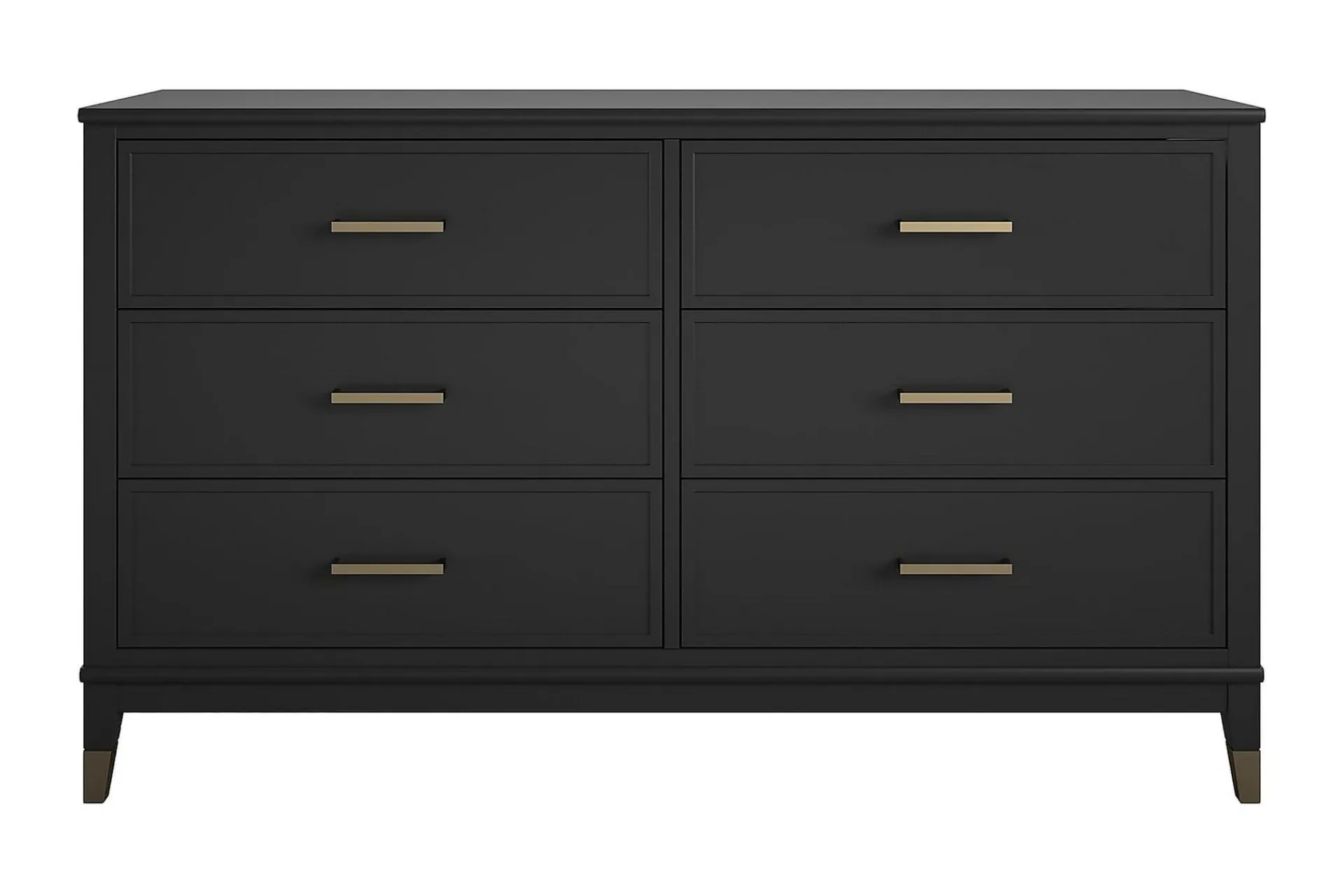 CosmoLiving Westerleigh Kommode 144x41 cm Svart/Gull
