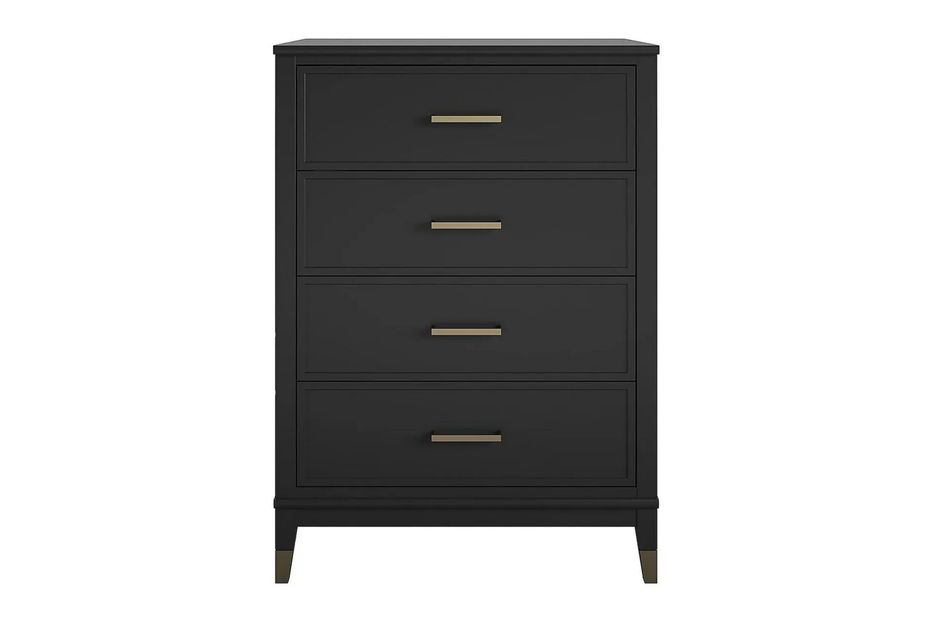 CosmoLiving Westerleigh Kommode 76x50 cm Svart/Gull