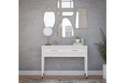 CosmoLiving Gangbord|Avlastningsbord-Westerleigh Konsollbord 105 cm Hvit