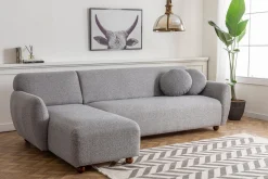 Hjørnesofa-Whitecliffs Divansofa 3-seters Grey