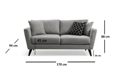 Wikins 2-Seter Sofa