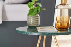 Wohnling Avlastningsbord-Wilhem Sidebord 38 cm Rund Grønn