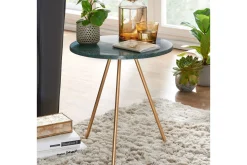 Wohnling Avlastningsbord-Wilhem Sidebord 38 cm Rund Grønn
