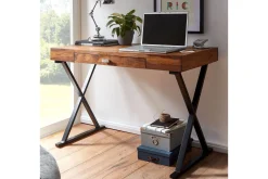 Wohnling Kontorbord-Wilhem Skrivebord 120 cm Rektangulær Natur