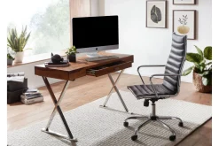 Wohnling Kontorbord-Wilhem Skrivebord 120 cm Rektangulær Natur