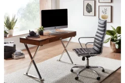 Wohnling Kontorbord-Wilhem Skrivebord 120 cm Rektangulær Natur