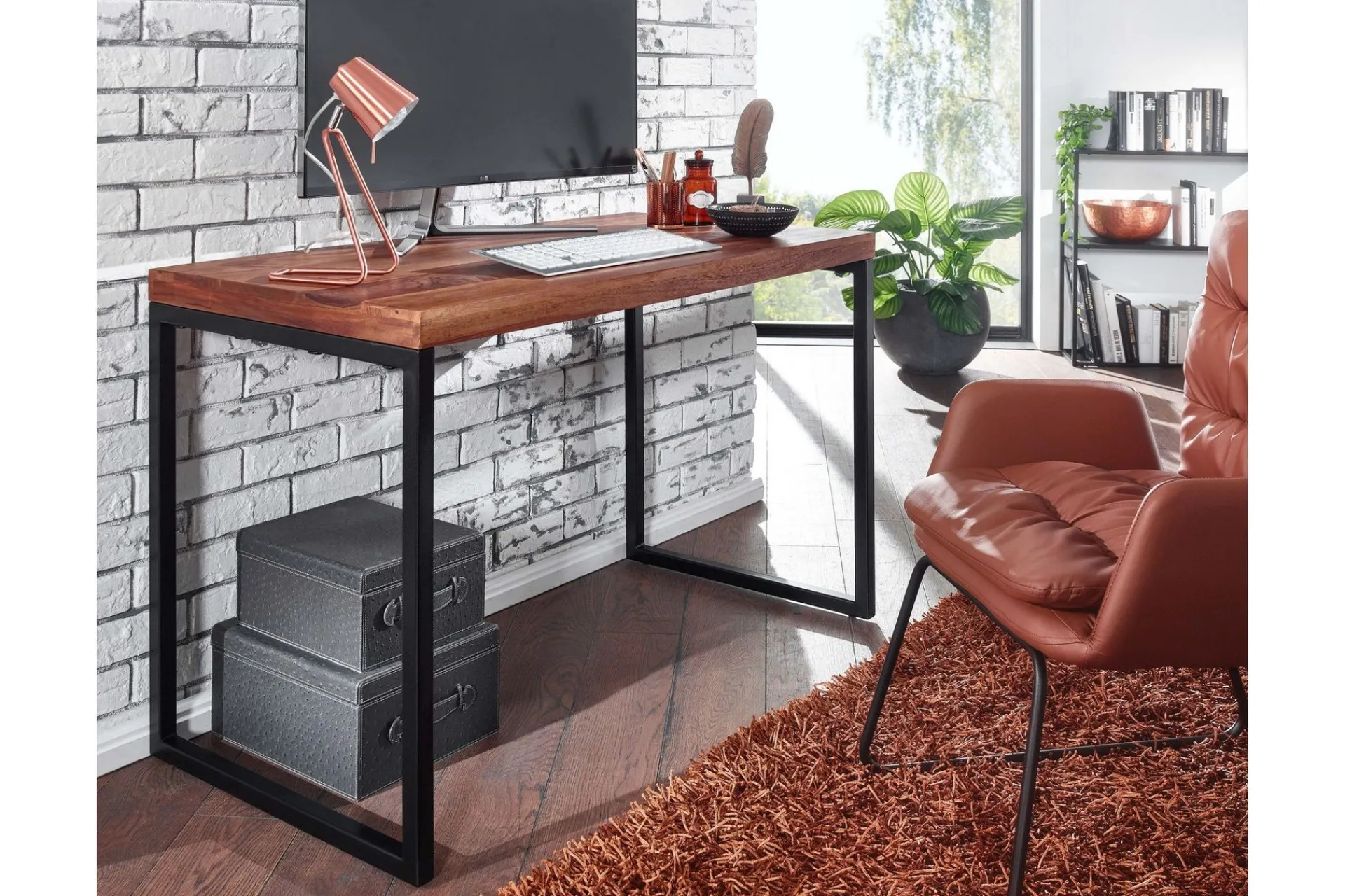 Wohnling Wilhem Skrivebord 117 cm Rektangulær