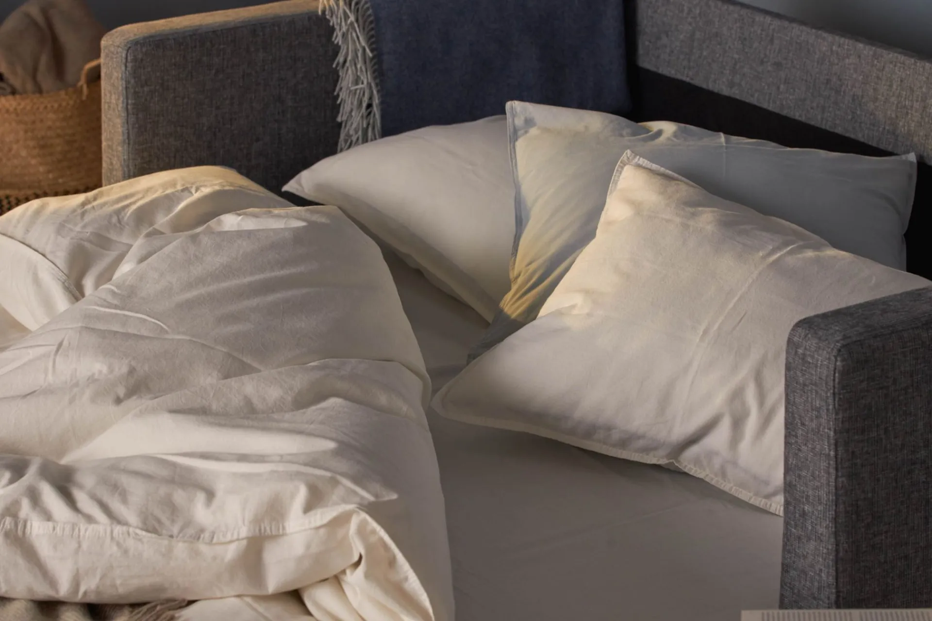Basic Home Sovesofaer-Willhelm Liten Sovesofa 2-seters 160 cm bred Lysegrå