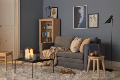 Basic Home Sovesofaer-Willhelm Liten Sovesofa 2-seters 160 cm bred Lysegrå