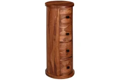 Wohnling Willowdale Sideboard 35 cm 4 Skuffer Rundt