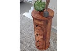 Wohnling Willowdale Sideboard 35 cm 4 Skuffer Rundt