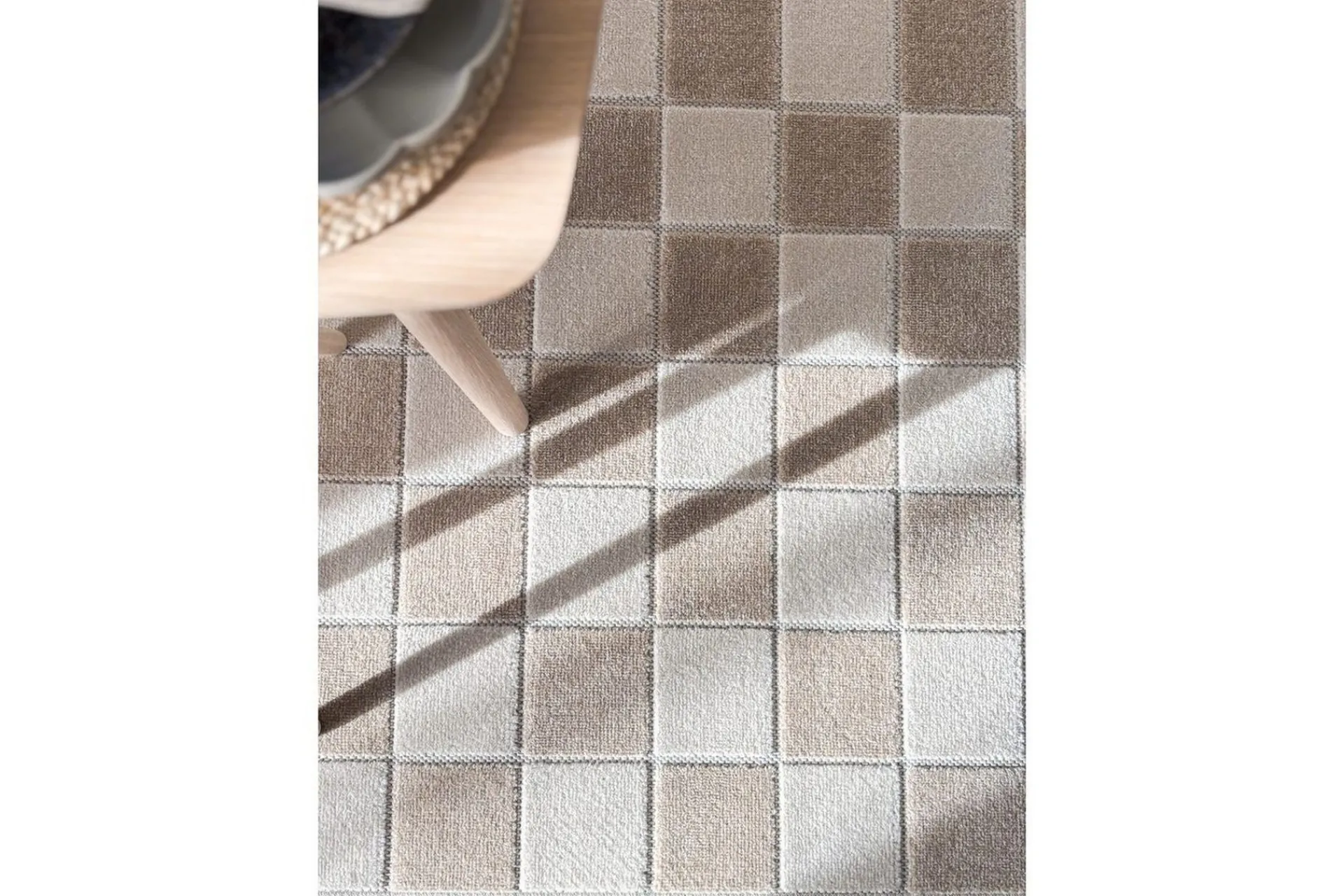 KM Home Wiltonteppe Hawaii Chess 240x340 cm, Lin, Linne