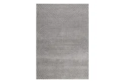KM Home Skinn & Pelstepper|Sitteputer-Wiltonteppe Hawaii Shape 240x340 cm, Grå Grafittgrå