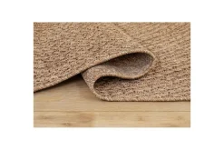 KM Home Utendørstepper-Wiltonteppe al Circle Rund 160x160 cm Natur