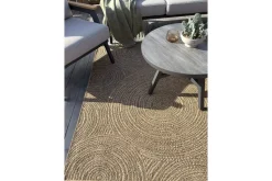 KM Home Utendørstepper-Wiltonteppe Natural Sun 160x230 cm Beige