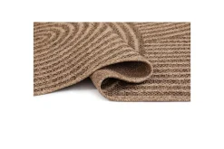 KM Home Skinn & Pelstepper|Sitteputer-Wiltonteppe Natural Zen 200x290 cm Brun