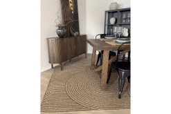 KM Home Skinn & Pelstepper|Sitteputer-Wiltonteppe Natural Zen 200x290 cm Brun