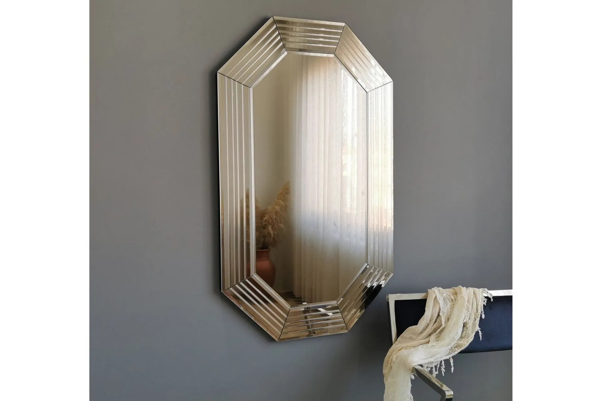 Veggspeil|Gangspeil-Windford Dekorasjonsspeil 100 cm Bronse