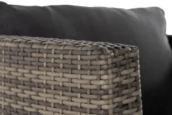 Comfort Garden Utelenestoler|Loungemøbler Salg-Wisconsin Premium Loungelenestol Kunstrotting/Grå Brun