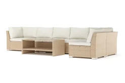Comfort Garden Wisconsin utendørs divansofa 6-seters vendbar