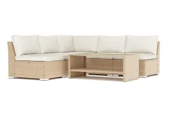 Comfort Garden Wisconsin utendørs hjørnesofa 5-seter vendbar med åpen avslutning