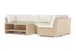 Comfort Garden Benker|Lounge Sofa-Wisconsin utendørs L-sofa 5-seters vendbar Beige