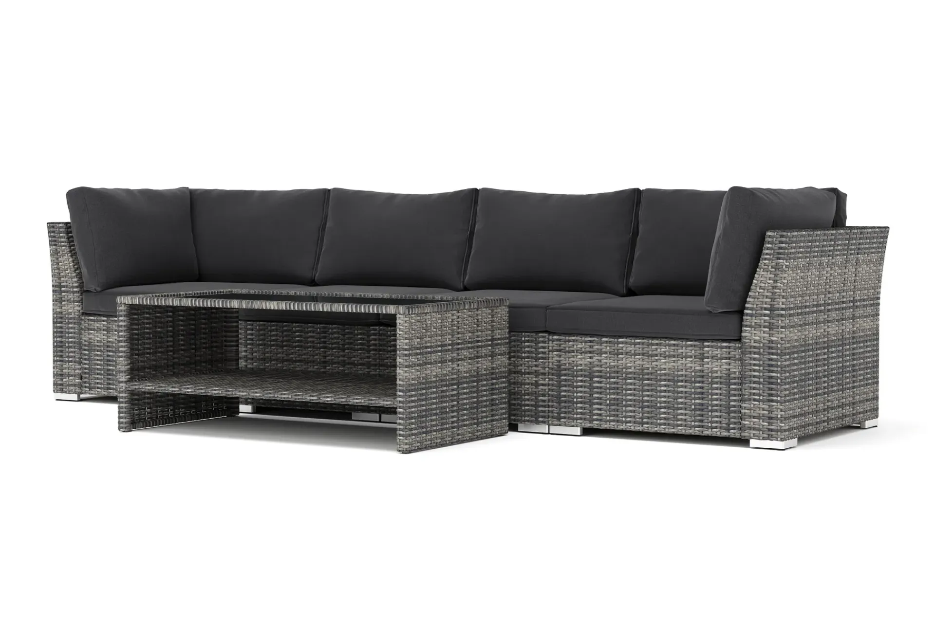 Comfort Garden Wisconsin utendørs rett 4-seters sofa