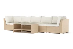 Comfort Garden Wisconsin utendørs rett 5-seters sofa