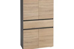 Loft24 Baderom|Baderomsskap-Wisla Høyskap til Bad 130x76x35 cm Grey