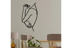 Skilt-Woman 2 Veggdekor Svart