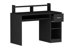 Yemisen Skrivebord 120 cm med Oppbevaringsskuff + Hyller