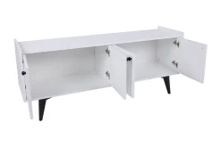Gangbord|Avlastningsbord-Yeralti Avlastningsbord 150 cm Hvit