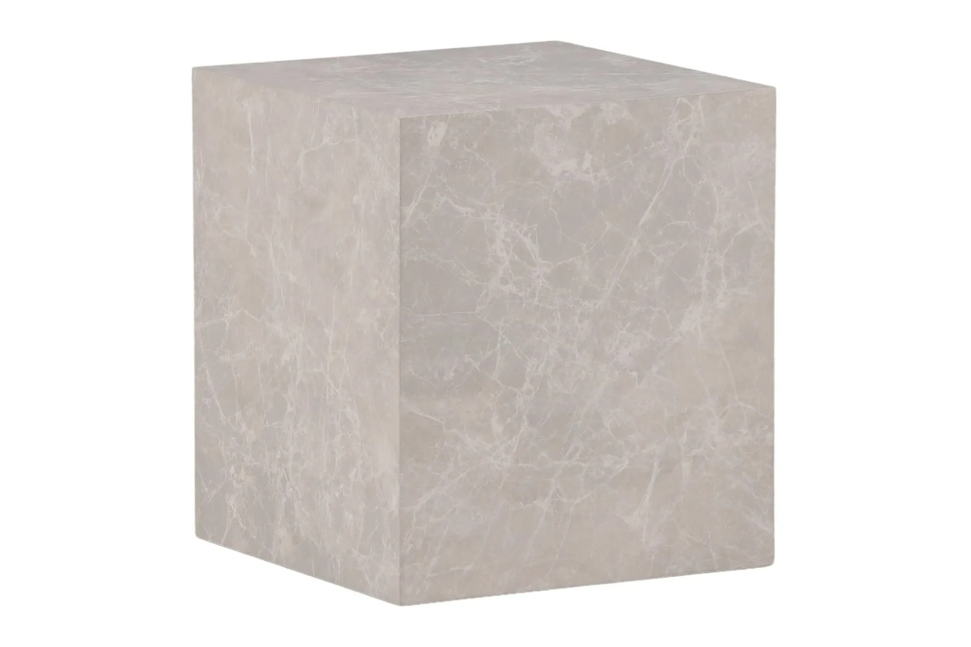 Venture Home York High Travertin Sidebord 40x40x45 cm