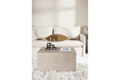 Venture Home York Travertin Sofabord 80x60x40 cm
