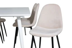 Venture Home Spisegrupper-Ypas Spisegruppe 180 cm inkl. 6 Pontus Stoler Hvit