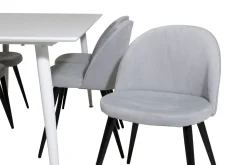 Venture Home Spisegrupper-Ypas Spisegruppe 180 cm inkl. 6 Valeri Stoler Hvit