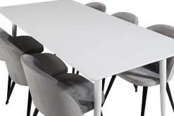 Venture Home Ypas Spisegruppe 180 cm inkl. 6 Valeri Stoler