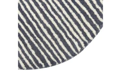 Moderne Tepper-Zabol Ullteppe 140x200 cm Oval Svart,Hvit