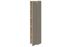 Vitrineskap|Skap-Zalricus Vitrinskåp 36x164 cm Beige