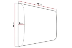 Gulv, Vegg & Tak|Malefarge-Zaratuz Veggpanel 30x4x30 cm Stoppet Alm 25